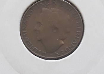 1 Cent Holandia-1948 r. - Wilhelmina - nr 3