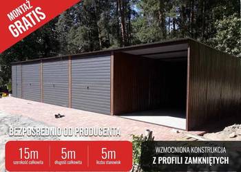 Szereg Garaży Blaszanych, Garaż Szeregowy ,Blaszaki ,Wiaty GrzywStal A29v1
