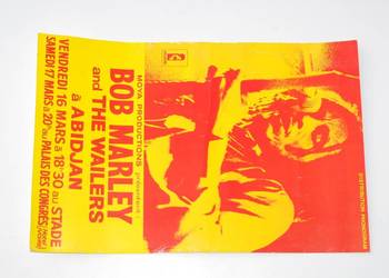 Stary plakat Bob Marley 1979r antyk kolekcjonerski