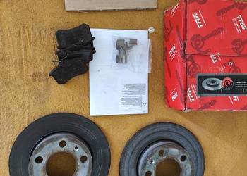 TRW 2X TARCZE KLOCKI AUDI A1 A2 A3 SKODA FABIA II III VW GOLF IV POLO IV V