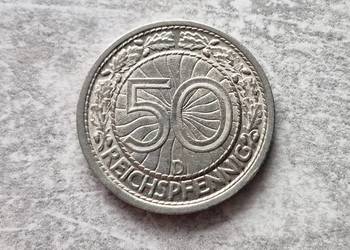 19) NIEMCY III RZESZA - 50 Reichspfennig - 1935 r. - D