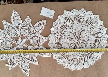 Nowa serweta ręcznie wykonana na szydełku 32cm