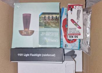 Karton z nowymi rzeczami