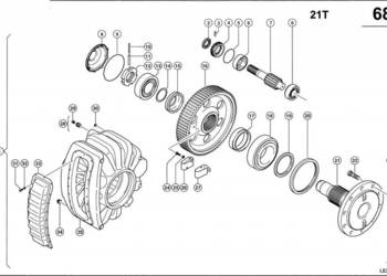 Claas Lexion 580 PRZEKŁADNIA OSI MONT 0007697201 (Napęd jezdny; zwolnica)
