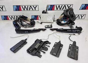 BMW 1 E87 ZESTAW KEYLESS KLUCZYK MODUŁ KLAMKA INSTALACJA 668 SCHWARZ 2