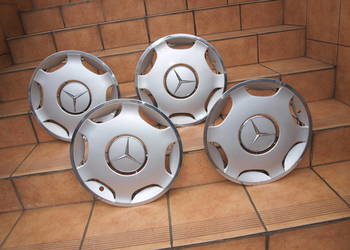 Mercedes kołpaki 15 oryginalne chrom (komplet 4 sztuki)