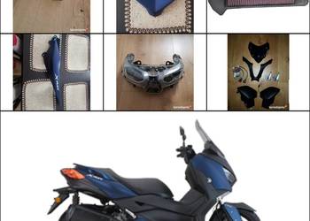 Plastiki owiewki niebieskie blue mat Yamaha X max 18 19 20 21 22 23