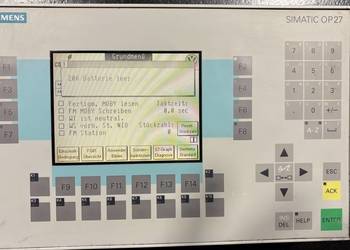 Panel OP 27 Color siemens 6AV3627-1LK00-1AX0
