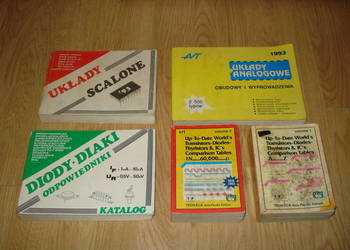 Katalogi elementów elektronicznych.