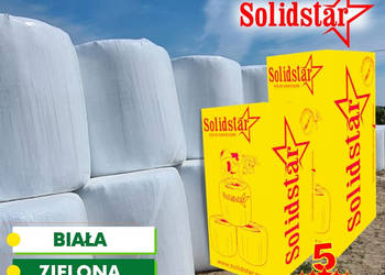Folia SOLIDSTAR do sianokiszonki 1800m/500mm biała lub zielona