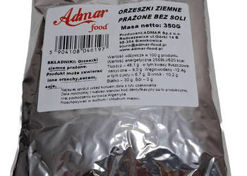 Orzeszki ziemne prażone bez soli, 350g, Admar (Spożywczy)