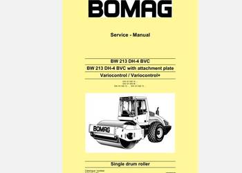 BOMAG BW213DH-4BVC BW213DH-4 BVC instrukcja napraw PL