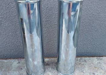 714 obciążniki ciężarki zegara podłogowego art deco chrom 3,5 i 4,4kg