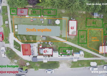 Miejsce na food truck, kontener, kiosk, sklepik, usługi