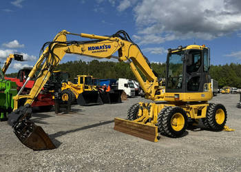 kołowa Komatsu PW 98 MR 8 Pług + Podpory 10ton Szybkozłącze Łyżka Skarpowa…