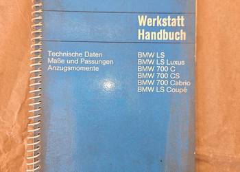 BMW LS Luxus / 700 CS Cabrio Coupe - Podręcznik warsztatowy dane techniczne