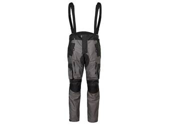 SPODNIE MOTOCYKLOWE z SZELKAMI DISCOVERY SZARE /XL/2XL/4XL