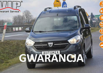 Dacia Dokker 1.6 Benzyna gwarancja przebiegu bezwypadkowy nawi kamera 2x d…