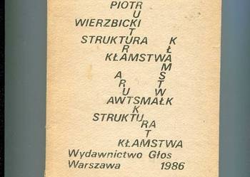 Struktura kłamstwa - Wierzbicki