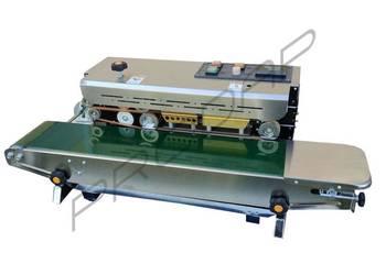 Zgrzewarka ciągła taśmociąg do folii opakowań doypack FR800 s/s NOWA FV