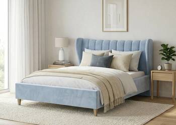 Jasmine 180x200 łóżko sypialnia NIEBIESKA błękit rożne kolory