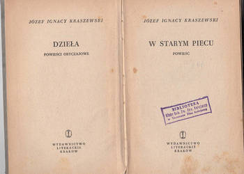 (0956) W STARYM PIECU – JÓZEF IGNACY KRASZEWSKI