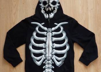 Bluza Kościotrup z maską w kapturze. ro