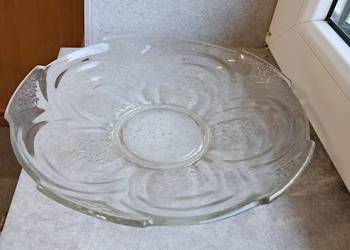 patera z prlu z huty Hortensja. Stan bdb- średnica 27 cm