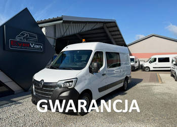 Renault Master L2H2 średniak 7-osobowy lift brygadówka doka pełna opcja 99…