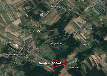 Grunt Wymysłów 1000m2