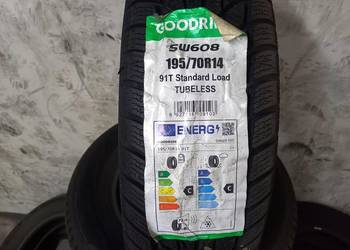 4x Opona NIEUŻYWANA ZIMOWA 195/70R14 GOODRIDE 169zł(szt) WYSYŁKA GRATIS
