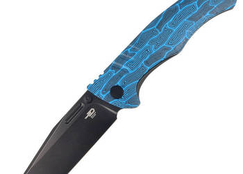 Nóż składany Bestech Keen II Black-Blue G10/Titanium, Black Stonewashed CP…