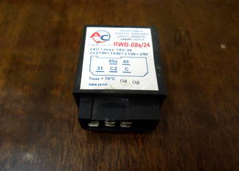 przerywacz świateł RWB-08s/24 regulator napięcia RNA 9d