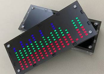 8 Trybów Analizator sygnału audio 192 LED wskaźnik spectrum widmo korektor