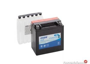 Akumulator motocyklowy 12V 18Ah EXIDE ETX20CH-BS YTX20CH-BS
