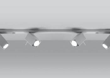 Plafon Merida Halogen -6 biały listwa