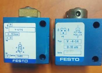 Zawór FESTO V-4-1/4 Nowy Festo V - 4 - 1/4