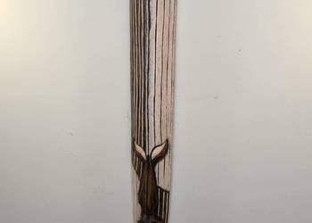 Piękna maska etniczna wisząca, ozdobna, polecam