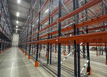 regały paletowe metalowe używane