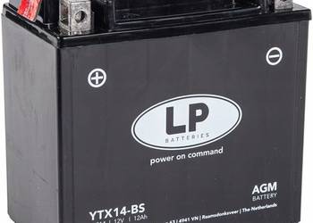 Akumulator motocyklowy Landport YTX14-BS 12V 12A