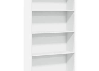 Regał biały 80x24x143 cm materiał drewnopochodny WM-857844