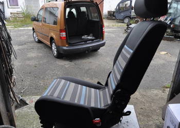 vw caddy fotel tył 1 osobowy za pasażerem