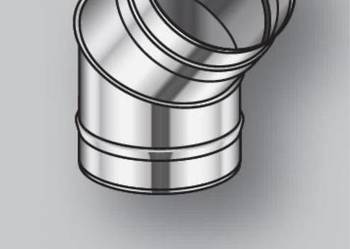 Kolano 180mm 45º SZCZELNE