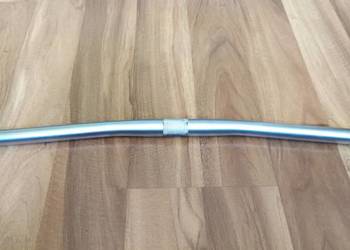 Kierownica rowerowa 25,4 / 580mm góral mtb prosta chromowana stal mat