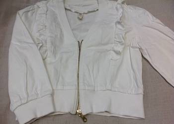 Katana Bomberka Gina Tricot rozm L Biała ,Falbana