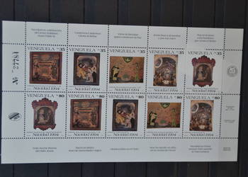 Znaczki. Papież Jan Pawel II Wenezuela VIII ** Ks Chrostowski 204