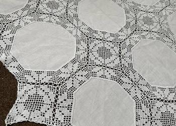 obrus  szydełkowy rękodzieło wysokiej jakości