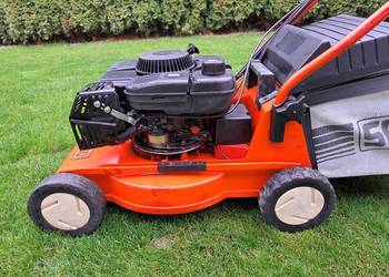 Kosiarka SABO rozrusznik elektryczny napęd kosz obudowa alu