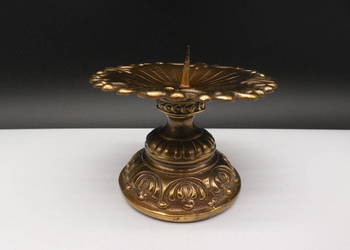 Świecznik Mosiężny antyczny