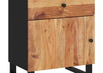 Szafka nocna 50x33x60 cm lite drewno akacjowe WM-350657